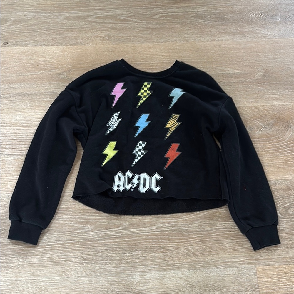 AC/DC Black Lightning Bolt Sweatshirt